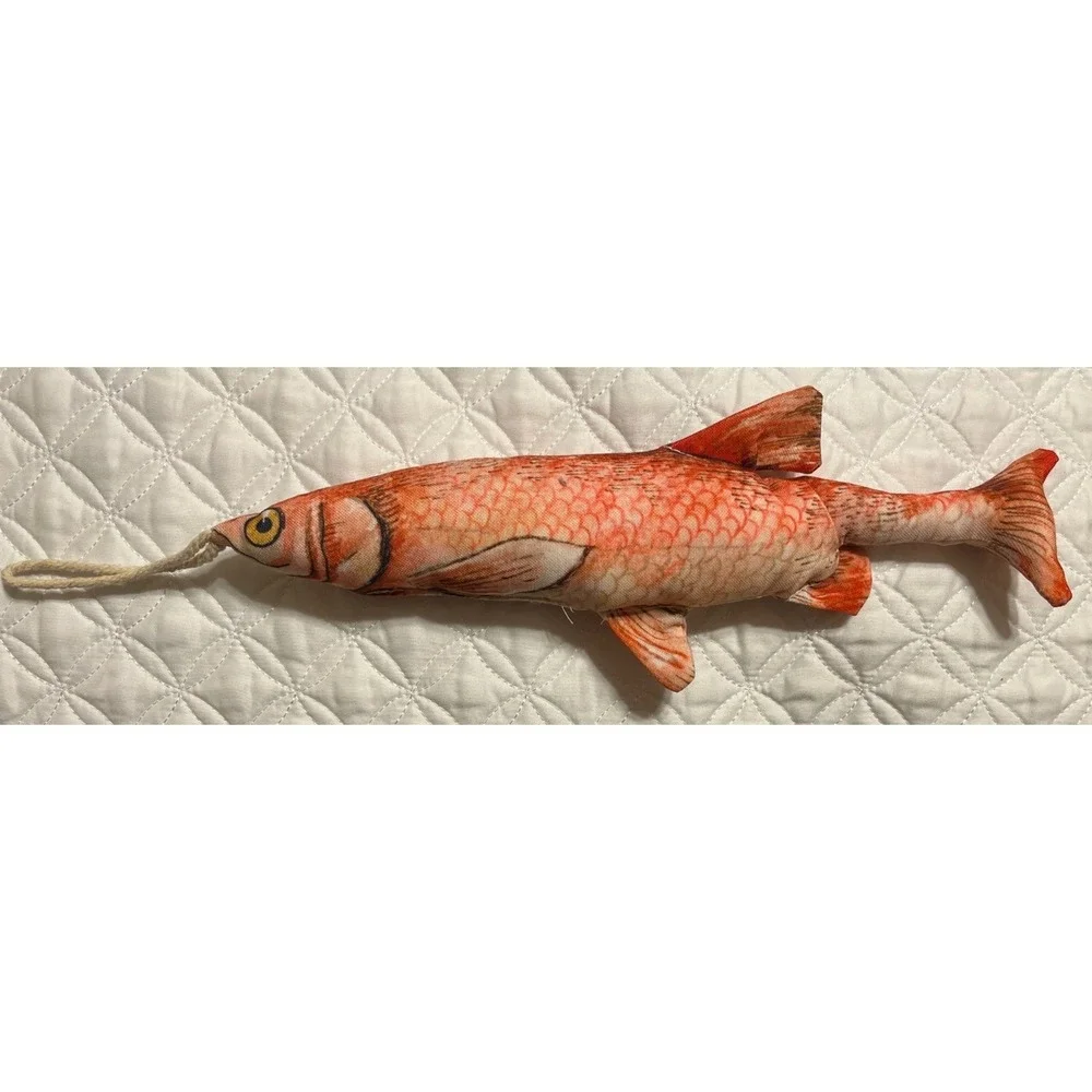 Fish Shape Bedroom Plush Stuffed Toy Home Decor With Rope